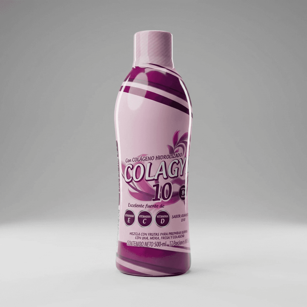 Colagyn 10 Líquido - Colágeno Hidrolizado Sabor Uva 500ml - imagen 1