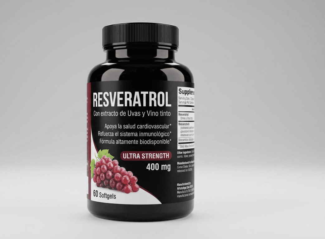 Resveratrol - Extracto de Uva 400mg - imagen 1